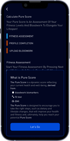 Pura Score flow, redesigned, screen 4 of 5